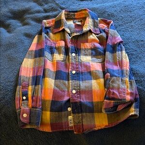 OshKosh B'gosh Colorful Plaid Button Down Shirt